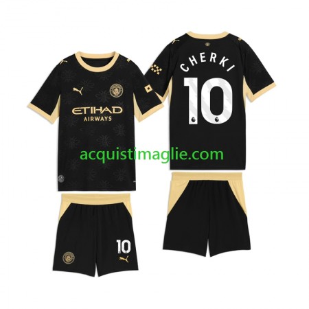 Divisa di Calcio Manchester City Rayan Cherki 10 Bambino Trasferta 2026/2027 Divisa di Calcio Manchester City Rayan Cherki 10 Bambino Trasferta 2026/2027